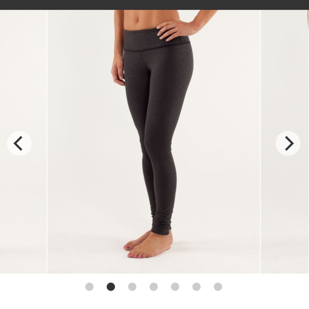 Lululemon wunder under cotton leggings